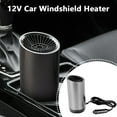 thumbnail image 1 of Car Heater Windshield Defroster Portable Electric Car Heater 12V Heating Cooling Fan Warmer Wind Defrosting Anti-Fog Heater Windshield Defogger Defroster 360 Degree Rotation with Suction, 1 of 1