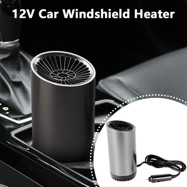 Car Heater Windshield Defroster Portable Electric Car Heater 12V Heating Cooling Fan Warmer Wind Defrosting Anti-Fog Heater Windshield Defogger Defroster 360 Degree Rotation with Suction