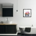thumbnail image 3 of Stupell Industries Flamingo Bubble Bath Typography Painting Black Floater Framed Canvas Art Print Wall Art, 18 x 18, 3 of 10