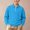 Sky Blue # Girls Shirts, variant on Falkdiz Girls Long Sleeve Shirts Back to School Comfy Pullover Winter 1/4 Zipper Casual Solid Color Collar Tops for Girls Travel , Army Green , Size: 3-4Years
