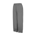 thumbnail image 2 of Coloody Women's Plus Size Boho Baggy Cropped Harem Pants with Pockets, Linen, 2 of 6