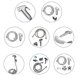 thumbnail image 3 of Rociador de bidé Ounissouiy para baño inodoro mano femenino accesorios de baño No.07, 3 of 6