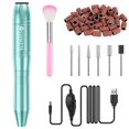 thumbnail image 1 of COSITTE Taladro de uñas eléctrico USB Taladro de uñas eléctrico para kit de uñas acrílicas Lima de uñas eléctrica portátil Herramienta de pulido Manicura Pedicura Kit Efile Suministros de uñas para el, 1 of 5