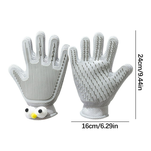 Guante quitapelos para mascotas, manopla de aseo para perros y gatos, cepillo de masaje para el baño, herramienta lavable para eliminar el pelo suelto de muebles y ropa.