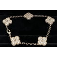 thumbnail image 2 of Women's Tennis Bracelet 2 Ct Round Cut White Moissanite 14K Yellow Gold Plated, 2 of 3