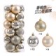 thumbnail image 3 of 24 bolas navideñas de 3/6 cm para decorar el árbol de Navidad, colgantes para colgar en el hogar, fiestas, Año Nuevo, 3 of 5
