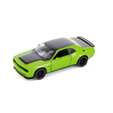 5" Kinsmart 2023 Dodge Challenger SRT Demon 170 1:40 Diecast Model Car Toy Green