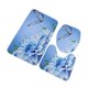thumbnail image 4 of Juego de 3 uds de alfombrillas de baño Ormromra Antideslizantes con estampado de flores, 4 of 8