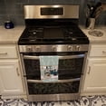 thumbnail image 3 of Black Great Dane in the Kitchen Kitchen Towel, 3 of 5