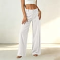 thumbnail image 5 of ClodeEU Women's Corduroy High Waist Wide Leg Pants,Casual Loose Trousers with Pockets ,Women's Plus XL, 5 of 7