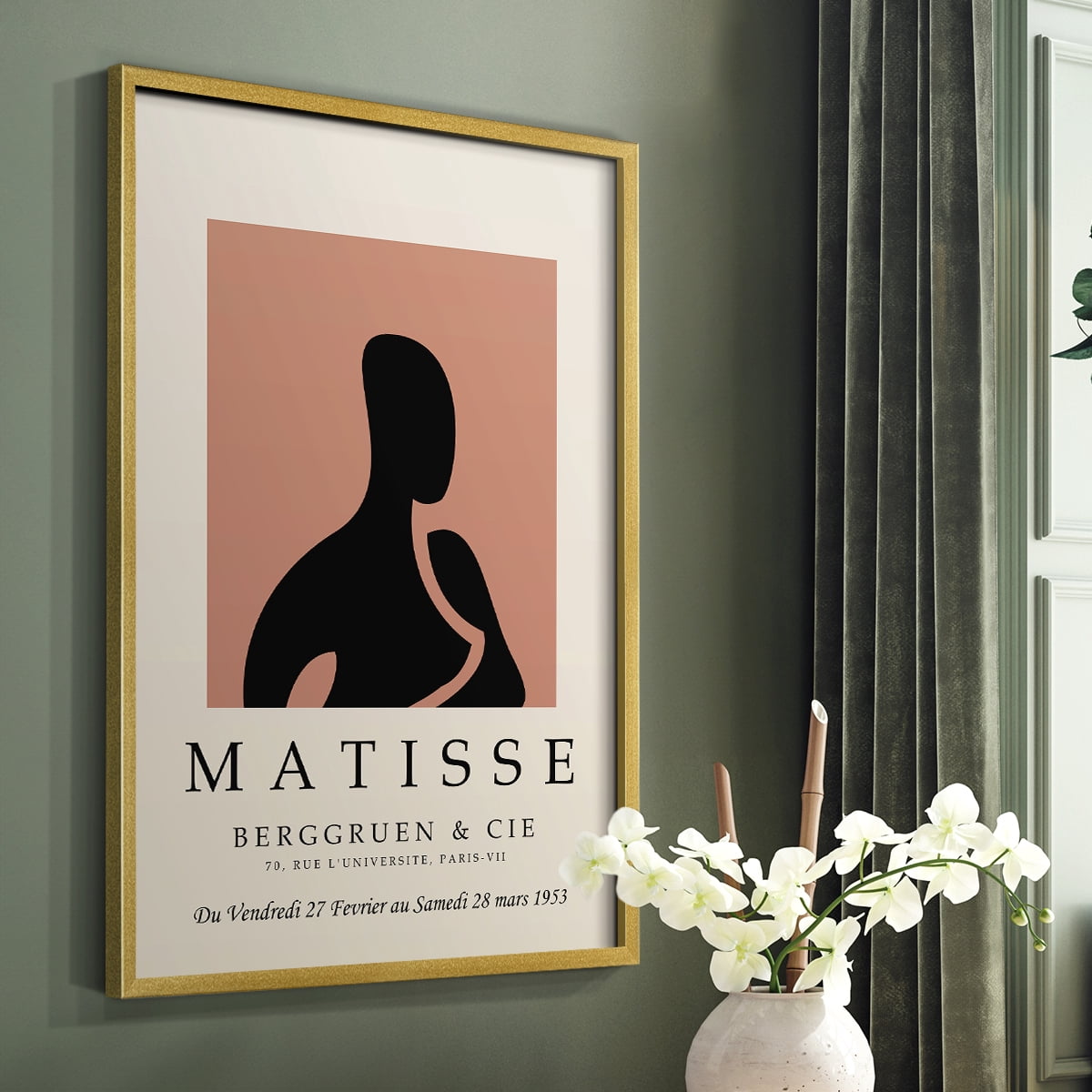 Matisse XLIII Framed Print - Solid Wood