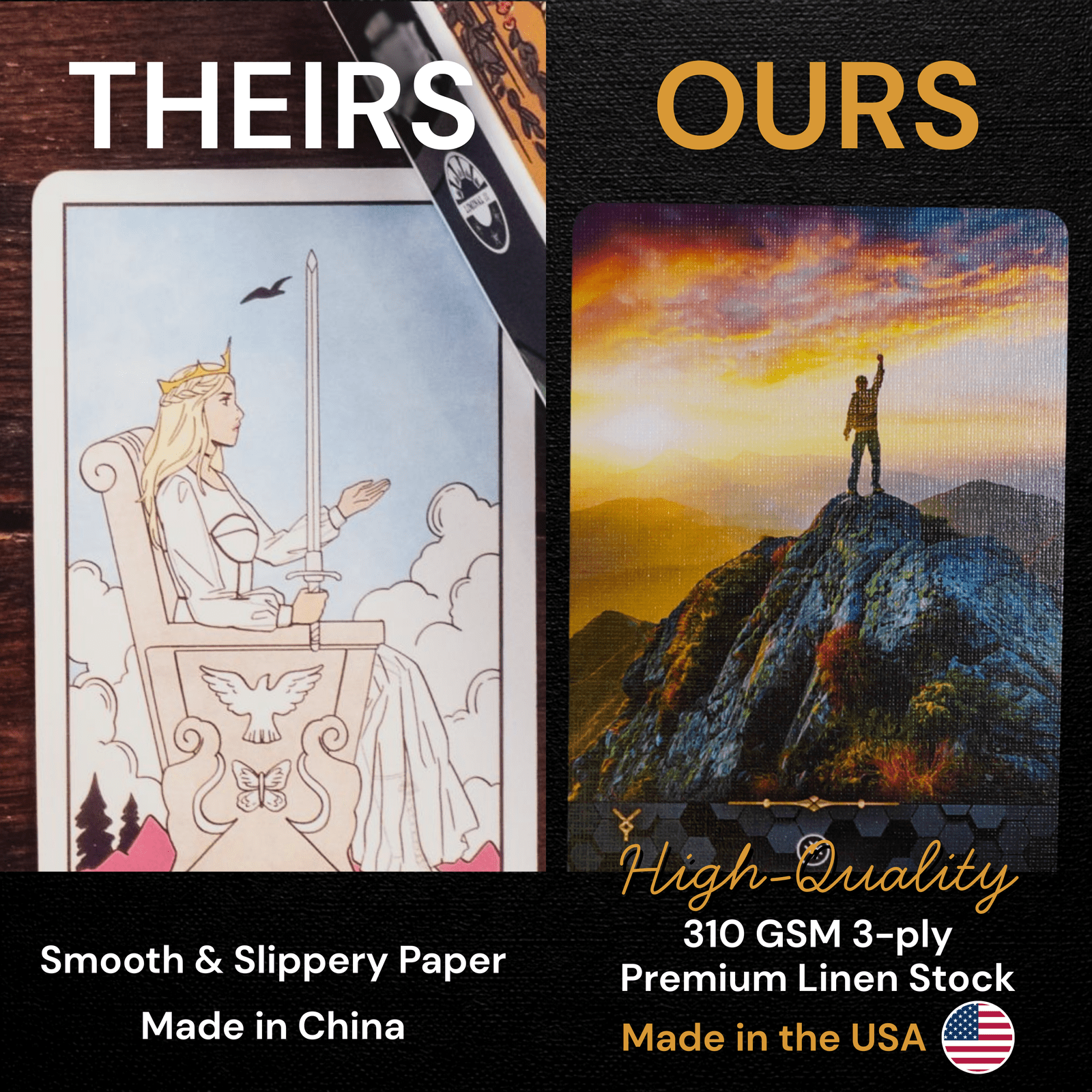 TAROTskills Lightworker’s Tarot Deck – 78 Beginner Tarot Cards with Rider Waite Symbols, Chakra & Reiki Aligned, Easy Upright/Reversed Meanings, Intuitive Spiritual Guidance, USA-Made