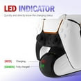 thumbnail image 4 of TERIOS PS5 Controller Charging Station, Charging Dock for PlayStation 5 Controller, 2 Slots for Simultaneous Charging, LED Status Indicator, 4 of 7