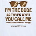 thumbnail image 3 of The Big Lebowski - I'm The Dude El Duderino - Toddler & Youth Short Sleeve Graphic T-Shirt, 3 of 5