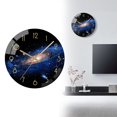 thumbnail image 2 of Wall Clock Blue Powder Color Silent And Non Ticking 12 Inch Circular Clock Battery Quartz Analog Living Room Kitchen Bedroom Home School Decoration, 2 of 7