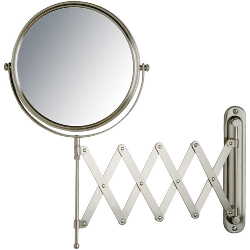 Jerdon 8" 2Sided Swivel Wall Mount Mirror with 7x Magnification, 20