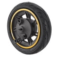 thumbnail image 2 of Rueda delantera del scooter Eléctrico, Neumilar de Goma de absorción de choque anti -skid skid scooter resistencia a la abrasión de reemplazo de la rueda delantera con freno, 2 of 7