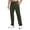 Army Green, variant on Pants for Men Athletic Quick Dry Drawstring Pants for Hiking, Lightweight Straight Leg Pants with Zip Pockets Dark Gray S