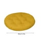 thumbnail image 5 of Ounissouiy Cojín de asiento de forma redonda, cojines de suelo, taburetes, almohadilla antideslizante engrosada para sentarse, meditación, sala de estar Decoración del hogar Amarillo 40X40cm Ounissouiy HA084025-04, 5 of 6