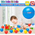 thumbnail image 3 of Ball Pit Balls for Baby and Toddler Phthalate Free BPA Free Crush Proof Plastic - Multicolored Pit Balls in Reusable Play Toys for Kids with Storage Bag, 3 of 14