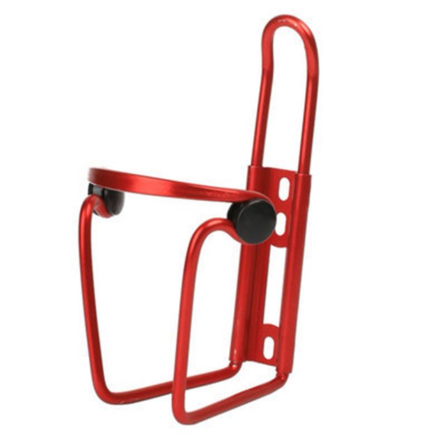 Aluminum Alloy Water Bottle Holder Sports Bike Bicycle Cycling Drink Rack Cage L Red