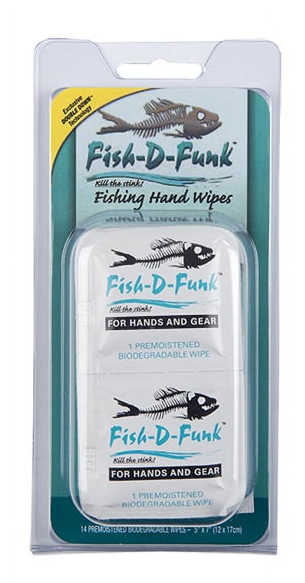Ardent FISH-D-FUNK wipes, Clamshell