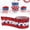 B, variant on Red White & Stripes Ribbon 5 Yards 1.5 inch Wide Ribbon Usa 250Th Anniversary Wired Ribbon for Crafts Wrapping Wreath Bows Patriotic 4th of July Ribbons for Memorial Day Home Party Decoration