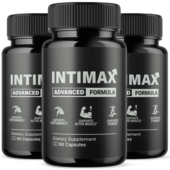 Intimax Advanced Formula Pills All Natural Inti Max Vitamin Supplement 180 Capsules