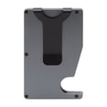 thumbnail image 4 of Minimalist Card Holder Aluminum Alloy Auto Ejected Anti Theft Credit Card Wallet for Business Grey, 4 of 10
