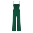 thumbnail image 7 of Jumpsuits for Women Casual Jumpers Summer Rompers Sleeveless Loose High Waist Wide Leg Overalls with Pockets 2024, 7 of 7