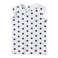 thumbnail image 3 of Jalioing Girls Crew Neck Tank Tops Ruffle Sleeveless Loose Tank Shirts Kids Summer Cute Tees Tops 4-10 Years, 3 of 5