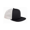 thumbnail image 1 of Big Accessories 5-Panel Foam Front Trucker Cap - BX030 - BLACK/ WHITE ALL, 1 of 2