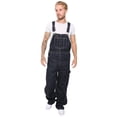 thumbnail image 1 of Men Denim Bib And Brace Overalls Painters Coveralls Pro Work Engineer Dungarees, 1 of 2