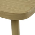 thumbnail image 5 of Darver Aluminum Patio Dining Table with Umbrella Hole, Natural Tone, 5 of 10