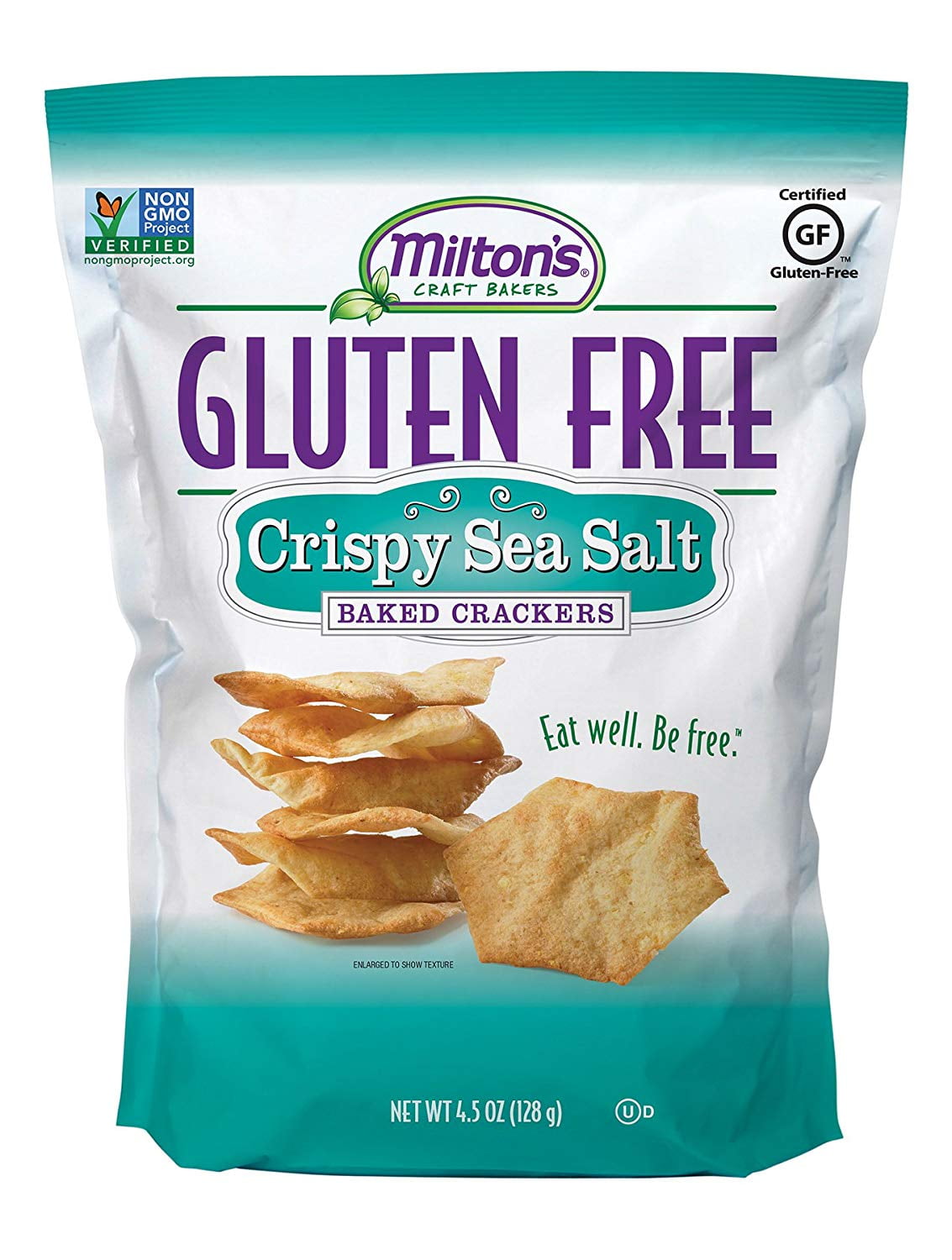 MILTONS, CRACKERS,SEA SALT,GF 4.5 OZ