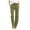 D-Army Green-b, variant on 2025 Womens Casual Sport Yoga Casual Pants Women Plus Solid Pockets Elastic Belt Womens Paper Bag Pants Casual Waist Pants 3/4 Long Length