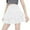 hwj# White485, variant on Huowey Women Ballet Mini Skirts Solid Color Smocked High Waist Ruffles Tiered Elegant Flowy Casual Boho Layered Pleated Beach Short Skirt,Black,L