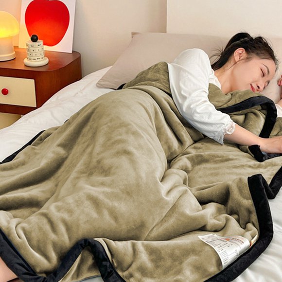 Manta de forro polar de franela 100x140cm - poliéster de microfibra súper suave, ligera y cálida para todas las estaciones, aire acondicionado y acampada