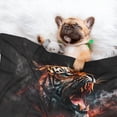 thumbnail image 3 of Pofeuu Cool Tiger Print Puppy Blanket,Dog Blankets,Pet Blanket Cozy Cat Blankets for Indoor Cats, Fuzzy Pet Blanket for Kitten Doggy Dog Blankets-Small, 3 of 8