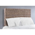 thumbnail image 6 of Maklaine Coastal Coastal Rattan/Wood Queen Headboard in Gray, 6 of 8
