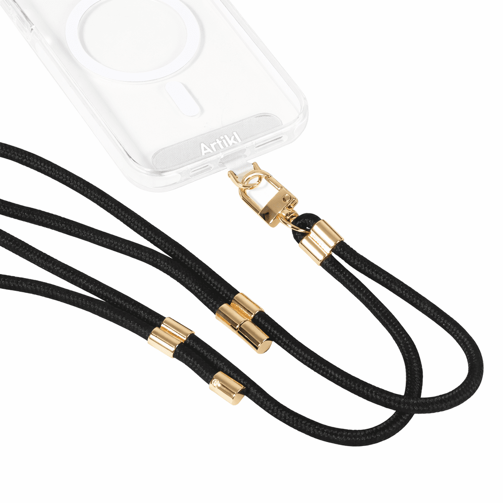 アクセサリー tope phone strup Artikl Cotton Rope Crossbody Phone Strap with Metal Hardware