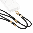 thumbnail image 1 of Artikl Cotton Rope Crossbody Phone Strap with Metal Hardware – Black, 1 of 4