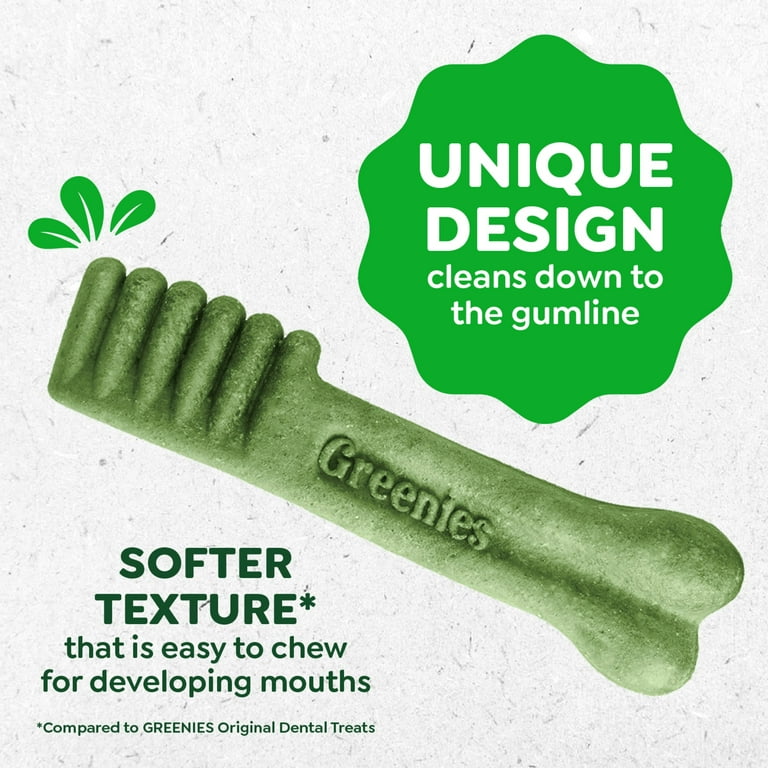 GREENIES Puppy Dental Treats Natural Chew for Puppies Oz Pack