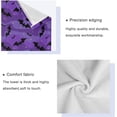 thumbnail image 3 of Coolnut 3 PCS Towel Black Bats Cotton Bath Towel Set (1 Bath Towel, 1 Hand Towel, 1 Washcloth) for Bathroom, Super Soft and Quick Dry Towels, 3 of 6