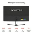 thumbnail image 4 of Sceptre C325B-185RD - monitor LED - Curvo - 32" - 1920 x 1080 Full HD (1080p) 185 Hz - VA - 250 Cd/M - 3000:1 - 3 ms - 3xHDMI, DisplayPort - Parlantes - Gris Metalizado, 4 of 5