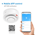 thumbnail image 5 of Tuya Sensor de humo inteligente con WiFi, Detector de humo de protección contra incendios, sistema de seguridad de sonido de 85dB, bomberos, Control por aplicación Smartlife, 5 of 5