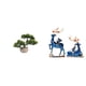thumbnail image 1 of Colección De Bonsáis Artificiales, Plantas Artificiales En Maceta, Centros De Mesa, Escultura De Reno, Estatua De Alce De Resina, Decoración Artística, Figura De Animal, Figuras De Pareja, 1 of 8