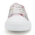 thumbnail image 6 of Girls Kids Sneakers Canvas Shoes Toddler Flower Pink Child Sparkle Low Top Lace Up Rubber Sole Lightweight Walking Size 13, 6 of 6