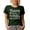 Military Green, variant on Stepping Into My Birthday Like a Queen - Girl or Woman's B-day, Black T-Shirt, Medium