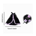 thumbnail image 2 of 7 Inch Halloween Goose Outfits Desk Outfit Mini Porch Goose Outfit for Desktop Goose Figurine Holiday Desk Goose Clothes Pointed Hat and Cape Set Witch (No Goose), 2 of 9